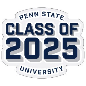 acrylic magnet Penn State University Class of 2025
